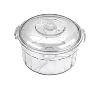 MERIGLARE Polisseuse à Tambour, Machine à Polir Les Bijoux, Construction Légère En Acrylique, Tambour Transparent avec Poignées Latérales, Idéale pour, Kt 185
