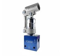 MERIGLARE Pompe Hydraulique Manuelle Compacte Pompe à Main Unité de Pression Bloc de Commande en Acier Carbone et Alliage sans, Pompe Manuelle Avec Bloc De Valve Tubulaire 3/8