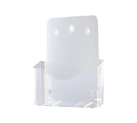 MERIGLARE Porte-brochures En Acrylique, Organisateur de Comptoir, Porte-dépliants Incliné pour Bureau Ou Mur, Présentoir pour Menus, A4 1 niveau