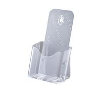 MERIGLARE Porte-brochures En Acrylique, Organisateur de Comptoir, Porte-dépliants Incliné pour Bureau Ou Mur, Présentoir pour Menus, A6 1 niveau