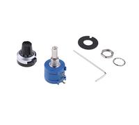 MERIGLARE Potentiomètre à Fil Bobiné Multitours Ajustable 10 Tours avec Bouton Rotatif Contrôle Précis Longue Durée Adapté à La Recherche Scientifique Dispositi, 20k