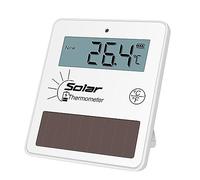 MERIGLARE Thermomètre Extérieur/intérieur pour Serre, avec écran, à Poser Ou à Suspendre, Solaire, pour Piscine Ou Porte de Réfrigérateur, Style b