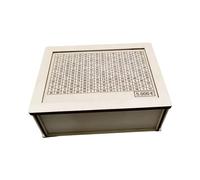 MERIGLARE Tirelire Boîte à Monnaie Bois avec Compte-épargne Coffre Organisateur Rangement Élégant Enfants Adultes Boîte Container Stockage en Bois Robuste, A