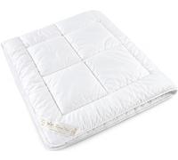 Merino Wool Couette en Laine Naturelle - de Luxe - 10,5 Tog - 500 g/m², Naturel, 200 x 200 Double