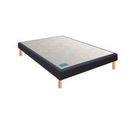 Sommier Merinos STYLO-2 140x190 Chiné bleu nuit.