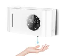 MerKioo Distributeur de Savon Automatique - Distributeur de désinfectant pour Les Mains sans Contact avec capteur Infrarouge Rechargeable par USB Distributeur de Savon Liquide électrique réglable