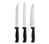 Amefa - Set de 3 couteaux de cuisine - Merlon - Acier inoxydable 13 C, Finition Brillante