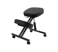 Mermajestic Chaise à genoux ergonomique avec roulettes, repose-genoux | Fauteuil mobile à genoux - Correcteur de posture - Chaise orthopédique pour la maison, le bureau et la méditation - Noir