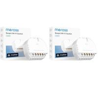 Meross Interrupteur Connecté MSS810 | Fil Neutre Requis | Switch pour Lumière Contrôle et Fonction de Temps | Commande Vocale & Contrôle à Distance | Compatible avec Apple Home, Alexa et Google Home
