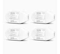 Meross Interrupteur Connecté WiFi, 10A DIY Interrupteur Intelligent Compatible avec Alexa, Google Home et SmartThings, Lot de 4 Commutateurs WiFi avec Commande Vocale et Contrôle à Distance