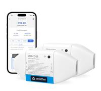 Meross Matter Interrupteur Connecté avec Suivi de Consommation, Google Home | Interrupteur WiFi Compatible Alexa et Google Home, Économie d’Énergie et Contrôle à Distance, Matter Simple Setup (MSS), 16 A
