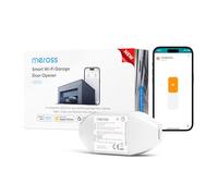 Meross Ouvre-Porte de Garage Connecté avec Apple HomeKit | Compatible avec Siri, CarPlay, Alexa et Google, Commande Intelligente du Garage avec Notifications, Commande Vocale
