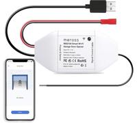 Meross Ouvre-Porte de Garage Connecté WiFi Universel avec Télécommande, Compatible Alexa, Google Home & SmartThings, Notification, Commande Vocale, Ouverture/Fermeture Automatique et Minuterie