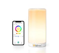 Meross Veilleuse LED Connectée WiFi, Lampe de Chevet Intelligente | Compatible avec Apple Home, Alexa, Google Home, Lampe de Nuit Multicolore Dimmable avec RGB, Blanc Chaud et Blanc Froid