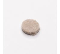 Merriway BH07070 Bulk Hardware Lot de 75 patins en feutre pour meuble/portes Beige Diamètre 12 mm