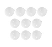 MERRYHAPY 10 Pièces Abat-jour Hémisphérique en Plastique Blanc pour Lampe LED de Miroir de Maquillage, Résistant à L'humidité Chocs, pour Salle de Bain et Routines Quotidiennes