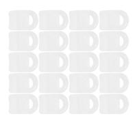 MERRYHAPY 150 Pièces Crochets Coulissants, Plastique Blanc | Glisseurs à Roue Intégrée, Structure Renforcée, Compatible Panneaux et Rideaux Lourds