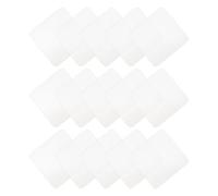 MERRYHAPY Autocollant sans Résidu Collant Facile à Couper en Gel Blanc Double Face Antidérapant 15pcs pour Tapis pour Maison et Bureau