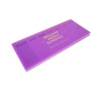 MERRYHAPY Bloc-notes Hebdomadaire à Spirale Violet, Planificateur Scolaire et Agenda de Poche Non Daté Feuilles Horizontales pour Gestion du Temps, Liste de Tâches et Suivi des Habitudes