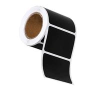 MERRYHAPY Étiquettes Autocollantes Résistantes à L'eau en Pvc Noir Lot de 300 Cuisine Amovibles et Faciles à Utiliser, pour Bocaux et Rangement DIY