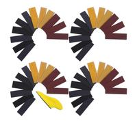 MERRYHAPY Feuilles Abrasives Sèches Auto-adhésives Carrées pour Ponçage Bois