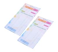 MERRYHAPY Inserts rechargeables A6 budget planner, 28 feuilles papier 6 trous, feuilles de suivi colorées, agenda multifonction pour usage scolaire et professionnel