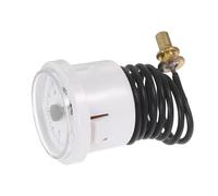 MERRYHAPY Manomètre de Pression Connexion 6mm Résistant à Chaleur Compatible, Résistant la Chaleur, en Métal et Plastique pour Chaudière Murale et Chauffage au Sol pour Système de