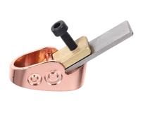 MERRYHAPY Mini Rabot à Main en Acier et Laiton pour Luthier, Outil Manuel pour Violon et Alto, Finition Brillante, pour Travail Artisanal de Précision Couleur Aléatoire
