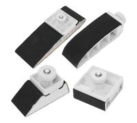 MERRYHAPY Outil de ponçage manuel pour carrosserie auto et bois, bloc de ponçage en plastique 1 Set, ponceuse pour métal, parfait pour projets DIY et ponçage des angles intérieurs