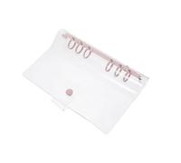 MERRYHAPY Protège-cahier Transparent en Pvc Couverture Souple, Format A5 pour Organiser Cahiers et Carnets Lors de Déplacements ou D'études