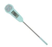 MERRYHAPY Thermomètre Numérique à Sonde pour Aliments Solides et Liquides Affichage Lcd, Mesure Instantanée Température, Protection Aiguille, Couleur Verte, la Cuisine Professionnelle