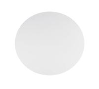 MERRYHAPY Toile D'artiste Ronde Blanche 40cm en Canvas Peinture à L'huile et Croquis, Panneau de Peinture pour Artistes