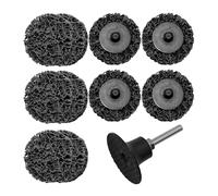 Merryland 10 Pcs Disque de Décapage 50 mm Noir Avec Tige De 6,35mm | 50mm Meuleuse À Rectifier, Peinture Rouille, Disques de Nettoyage Disque CSD Disque à Décaper, Métal INOX Acier Fer DGTA012C2