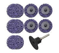 Merryland 10 Pcs Disque de Décapage 50 mm Violet Avec Tige De 6,35mm | 50mm Meuleuse À Rectifier, Peinture Rouille, Disques de Nettoyage Disque CSD Disque à Décaper, Métal INOX Acier Fer DGTA012C1