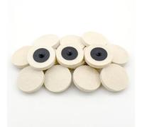 Merryland 15 Pcs Disque À Polir En Laine 50 mm Rondelles En Feutre | 50mm Meuleuse À Rectifier, Disque De Polissage En Laine, Roues de Tampons de Polissage Métal Acier, DGTAB15C1