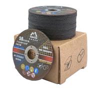 Merryland 25 Pcs Disque à Tronçonner 50 X 1,0 Disque de Coupe | 50mm Meuleuse d'Angle, 50 X 1,0 X 10 mm Disque Découper, Métal INOX Acier Fer, Expert-line E13151022-25
