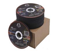 Merryland 50 Pcs Disque à Tronçonner 115 X 1,0 Disque de Coupe Craft-line | 115mm Meuleuse d'Angle, 115 X 1,0 X 22,23 mm Disque Découper, Métal INOX Acier Fer, C13071042-50