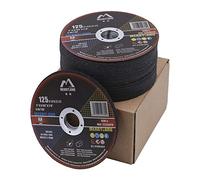 Merryland 50 Pcs Disque à Tronçonner 125 X 1,0 Disque de Coupe Craft-line | 125mm Meuleuse d'Angle, 125 X 1,0 X 22,23 mm Disque Découper, Métal INOX Acier Fer, C13081042-25