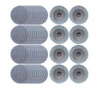 Merryland 50 Pcs Disques Abrasifs à Changement Rapide 50 mm Fin | 50mm Meuleuse À Rectifier, Disque de Conditionnement de Surface Rondelles En Non-Tissé Peinture Rouille Métal Acier DGTAA50C3