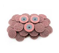 Merryland 50 Pcs Disques Abrasifs à Changement Rapide 50 mm Moyen | 50mm Meuleuse À Rectifier, Disque de Conditionnement de Surface Rondelles En Non-Tissé Peinture Rouille Métal Acier DGTAA50C2