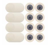 Merryland 60 Pcs Disque À Polir En Laine 50 mm Rondelles En Feutre | 50mm Meuleuse À Rectifier, Disque De Polissage En Laine, Roues de Tampons de Polissage Métal Acier, DGTAB60C1