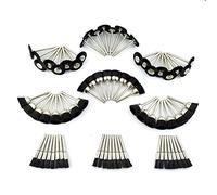 Merryland 72 Pcs Mixte Brosse en Soie Nylon de Polissage pour Dremel | Brosse Couronne Brosse Boisseau Brosse Pinceau 24pcs pour Chaque, Brosse Bout Brosse Plates Outils Rotatifs DIY, RMTA072C3