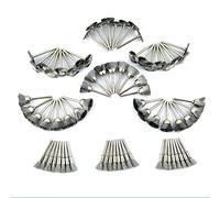 Merryland 72 Pcs Mixte Brosse Métallique en Acier de Polissage pour Dremel | Brosse Couronne Brosse Boisseau Brosse Pinceau 24pcs pour Chaque, Brosse Bout Brosse Plates Outils Rotatifs DIY, RMTA072C1