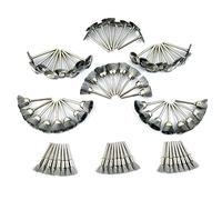 Merryland Brosse Métallique en Acier de Polissage pour Dremel 72pcs, Brosse Couronne Brosse Boisseau Brosse Pinceau 24pcs pour Chaque, Brosse Bout Brosse Plates Mini Outils Rotatifs DIY, RMTA072C1