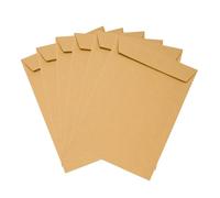 merson 20 pochettes d'expédition DIN B5 marron 176 x 250 mm 80g enveloppes commerciales à rabat droit autocollantes sans fenêtre enveloppes grand format lettre B5 enveloppes pochettes d'expédition B5