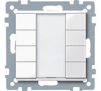 Merten 617419 System M Interrupteur 8 touches Blanc polaire brillant