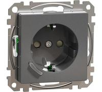 Merten Connected SCHUKO-Steckdose Anthrazit MEG2380-0414 (MEG2380-0414)