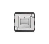 Merten MEG3156-7060. type : Pushbutton switch, nombre de pôles : 1P, couleur du produit : argent. Tension d'entrée AC : 250 V, Courant nominal de sortie : 10 A (MEG3156-7060)
