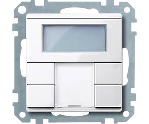 MERTEN GMBH Merten Bouton-poussoir double plus MEG6212-0319 avec RTR blanc polaire brillant Système M