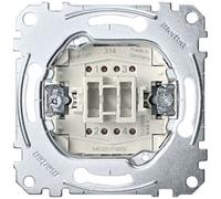 Merten Insert d'interrupteur croisé, Bouton + interrupteur, Gris